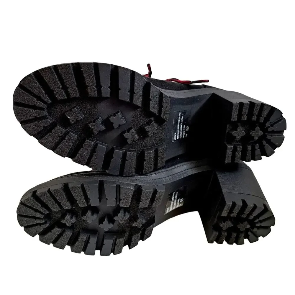 JELLYPOP Mission Suede Like Lace Up Boot